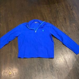 Blue Ralph Lauren fleece half zip
